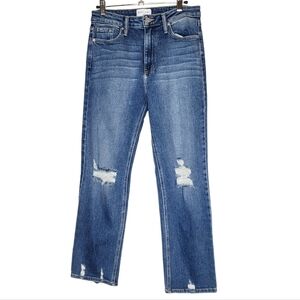 Marlowe distressed cropped jeans.  Size 28